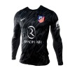 Conjunto (Camiseta+Pantalón Corto) Portero Manga Larga Atlético Madrid Primera Equipación 2024-25 - Niño